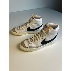Nike Blazer Mid‎ 77 White Black Sneakers Shoes Sz 8.5